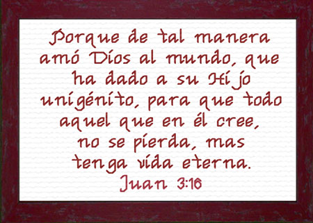 Amo Dios al Mundo - Juan 3:16